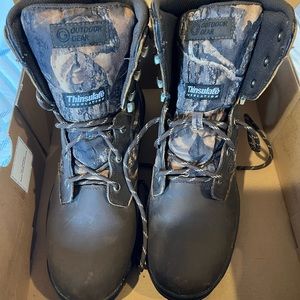 Mens Outdoor Gear waterproof hunting boots. Like new.